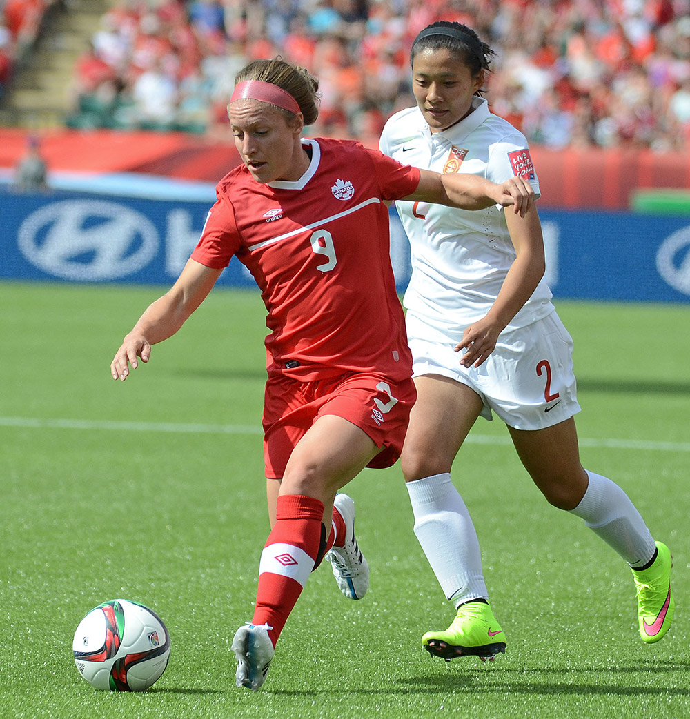 Canada vs China at FIFA Women's World Cup 2015 Canada in Edmonton Saturday, June 6, 2015.