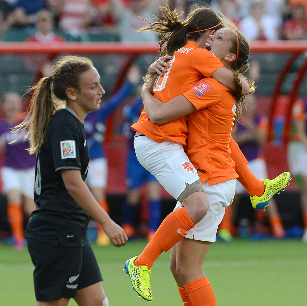 Netherlands vs New Zealand at FIFA Women’s World Cup 2015 Canada in Edmonton Saturday, June 6, 2015. Photo: Stuart Gradon/Total Soccer Project