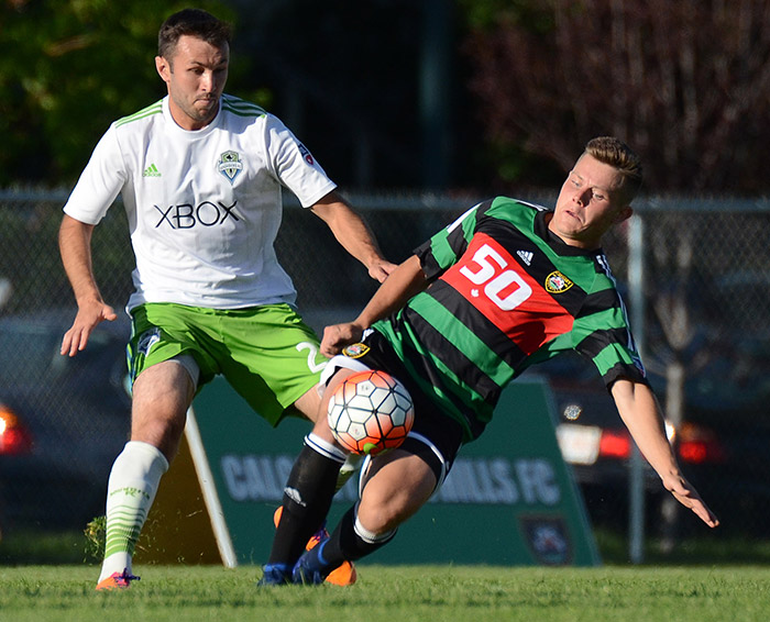 Calgary Foothills FC, Sounders FC, Total Soccer Project, Stuart Gradon, PDL