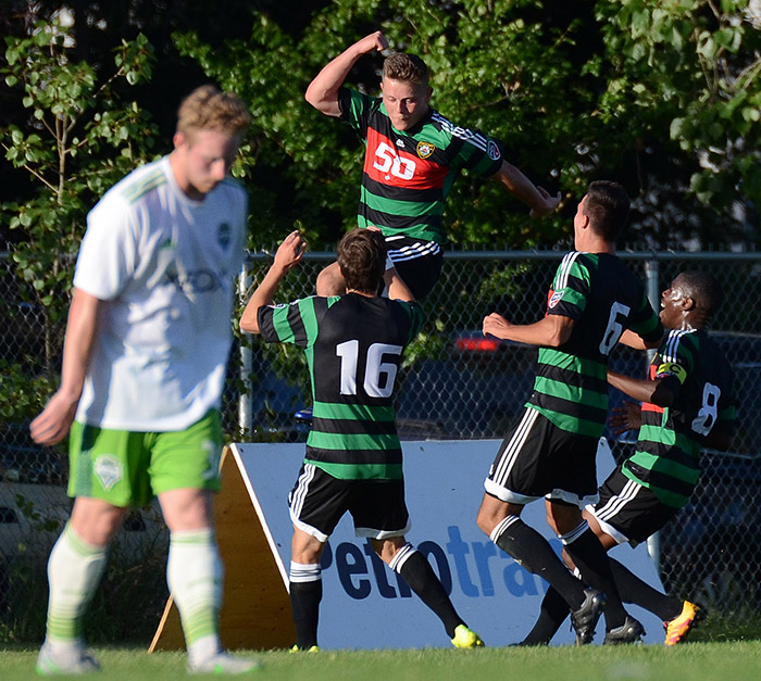 Calgary Foothills FC, Sounders FC, Total Soccer Project, Stuart Gradon, PDL