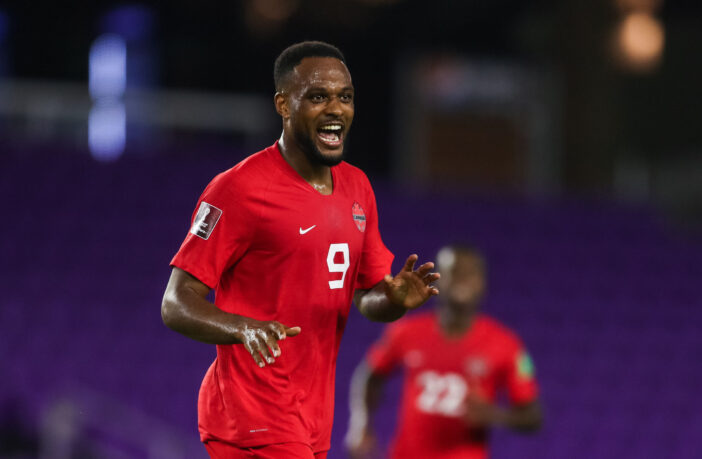 Canada's Cyle Larin. Photo: Canada Soccer by Jeremy Reper