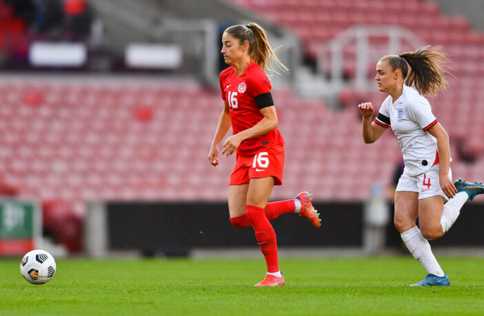 Janine Beckie, Canada, Soccer, England