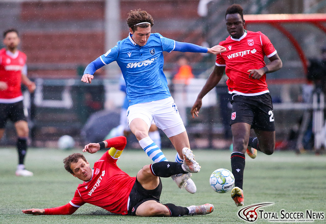 Cavalry FC beat provincial rivals FC Edmonton 1-0 to move second in the Canadian Premier League table.