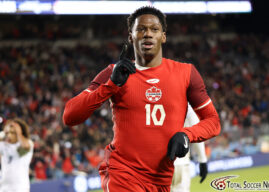 Larin and David score to help Canada beat Panama in international friendly – in photos