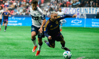 Major League Soccer game between Vancouver Whitecaps and LA Galaxy