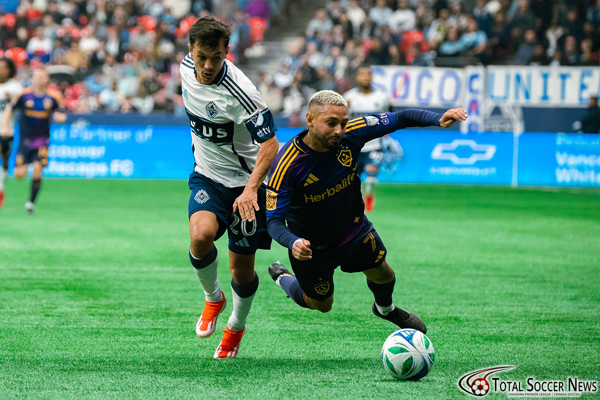 Major League Soccer game between Vancouver Whitecaps and LA Galaxy