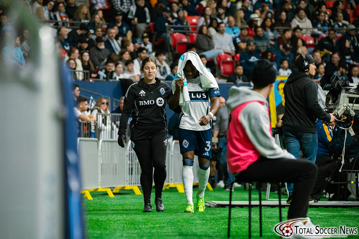 Major League Soccer game between Vancouver Whitecaps and LA Galaxy