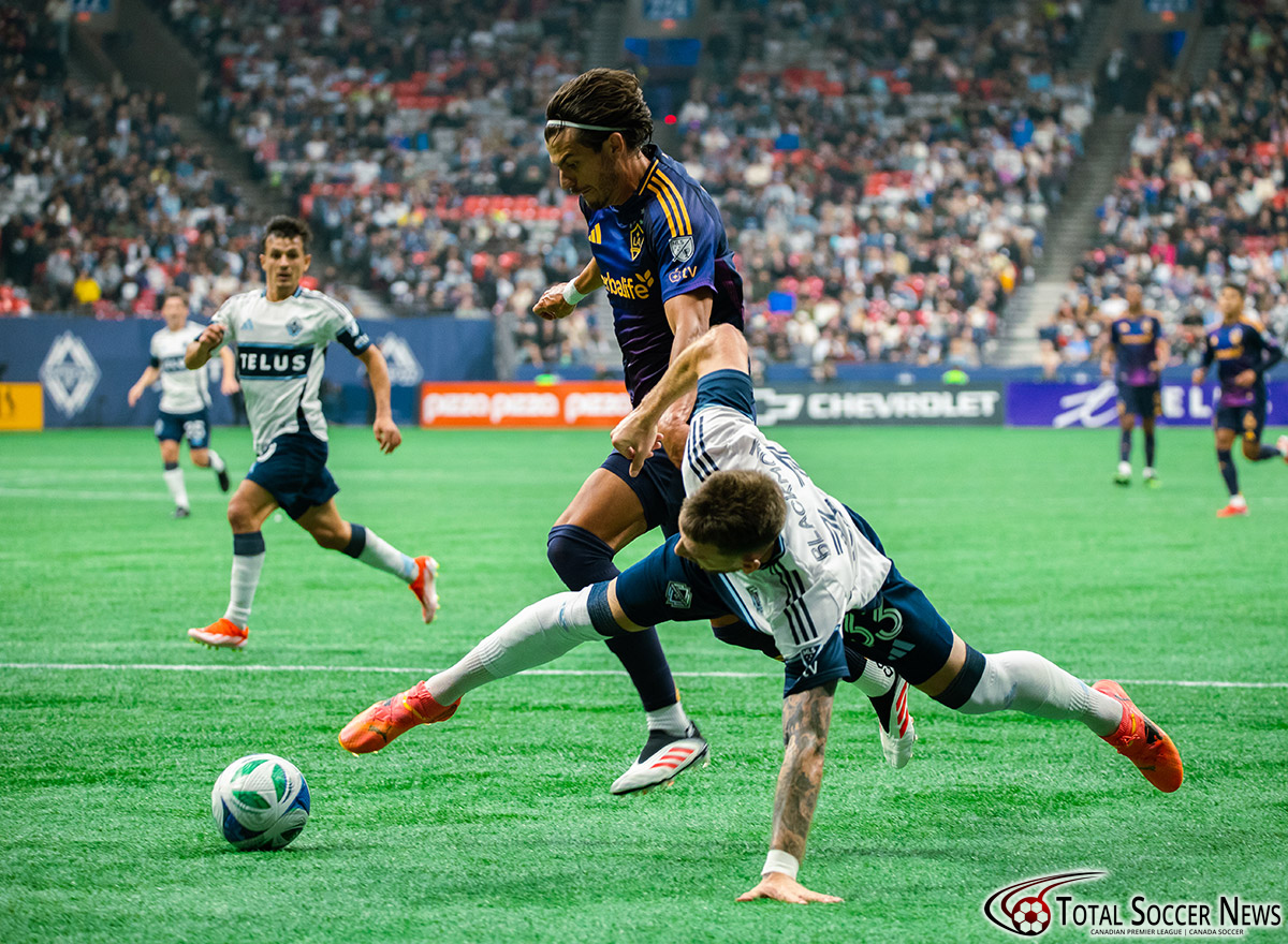 Major League Soccer game between Vancouver Whitecaps and LA Galaxy