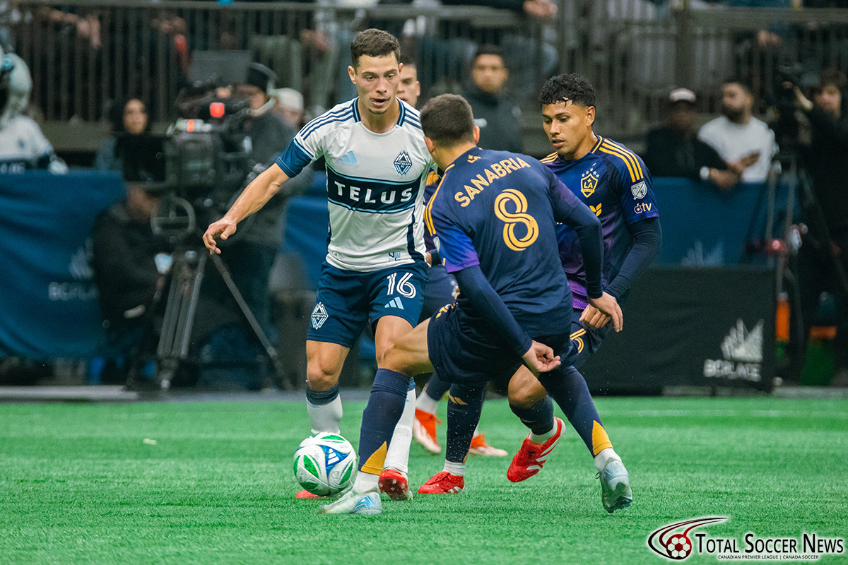 Major League Soccer game between Vancouver Whitecaps and LA Galaxy