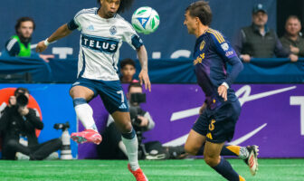 Major League Soccer game between Vancouver Whitecaps and LA Galaxy