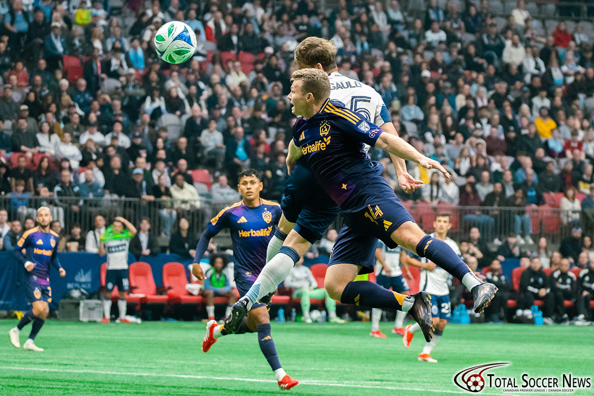 Major League Soccer game between Vancouver Whitecaps and LA Galaxy