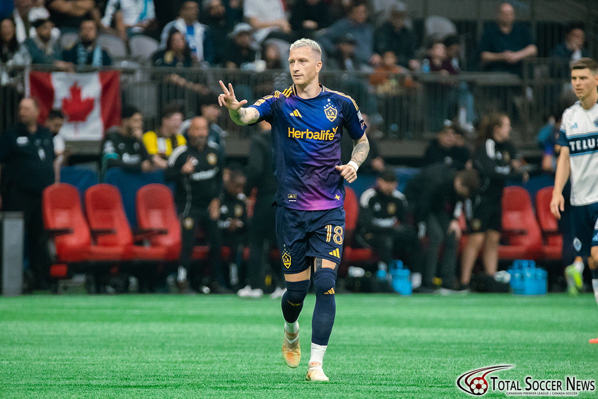 Major League Soccer game between Vancouver Whitecaps and LA Galaxy