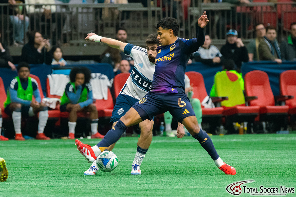 Major League Soccer game between Vancouver Whitecaps and LA Galaxy