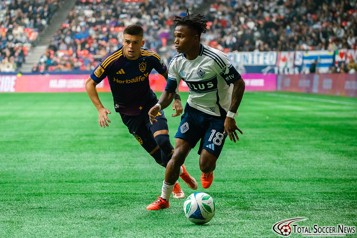 Major League Soccer game between Vancouver Whitecaps and LA Galaxy